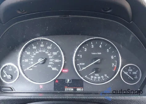 2013 BMW 320I z USA, uszkodzony, nr VIN WBA3B1C55DF462073